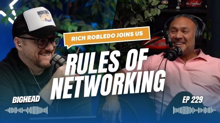 The 3 Rules of Networking in Vegas | Rich Robledo, Cigars & Conversation — Hey BigHead episode thumbnail